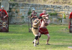 la compagnie senlisienne du patrimoine spectacle les dieux de l'arène