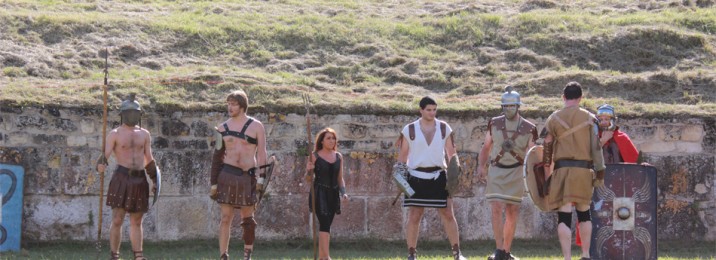 la compagnie senlisienne du patrimoine spectacle les dieux de l'arène