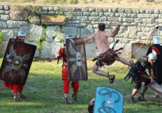 la compagnie senlisienne du patrimoine spectacle les dieux de l'arène