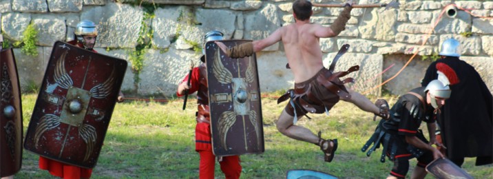 la compagnie senlisienne du patrimoine spectacle les dieux de l'arène