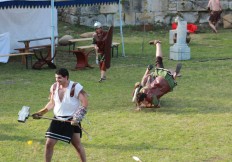 la compagnie senlisienne du patrimoine spectacle les dieux de l'arène