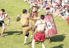 la compagnie senlisienne du patrimoine spectacle les dieux de l'arène