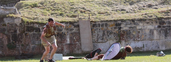 la compagnie senlisienne du patrimoine spectacle les dieux de l'arène