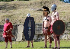 la compagnie senlisienne du patrimoine spectacle les dieux de l'arène