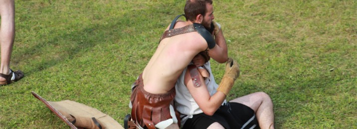 la compagnie senlisienne du patrimoine spectacle les dieux de l'arène