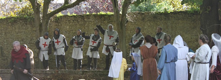 la compagnie senlisienne du patrimoine spectacle les 9 templiers de senlis