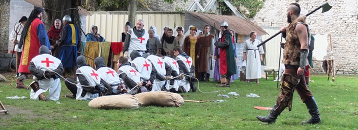 la compagnie senlisienne du patrimoine spectacle les 9 templiers de senlis