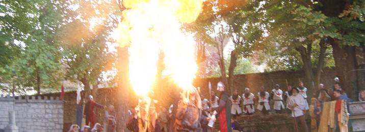 la compagnie senlisienne du patrimoine spectacle les 9 templiers de senlis