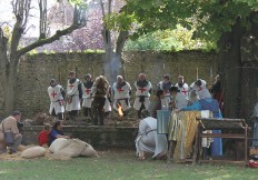 la compagnie senlisienne du patrimoine spectacle les 9 templiers de senlis