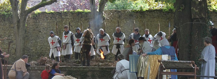 la compagnie senlisienne du patrimoine spectacle les 9 templiers de senlis