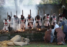 la compagnie senlisienne du patrimoine spectacle les 9 templiers de senlis