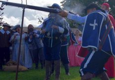 la compagnie senlisienne du patrimoine spectacle Louis XIII & ses mousquetaires